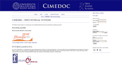 Desktop Screenshot of ojs.cimedoc.uniba.it