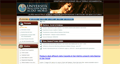 Desktop Screenshot of diagnosticabeniculturali.uniba.it