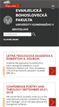 Mobile Screenshot of fevth.uniba.sk