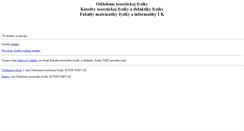 Desktop Screenshot of dtp.fmph.uniba.sk
